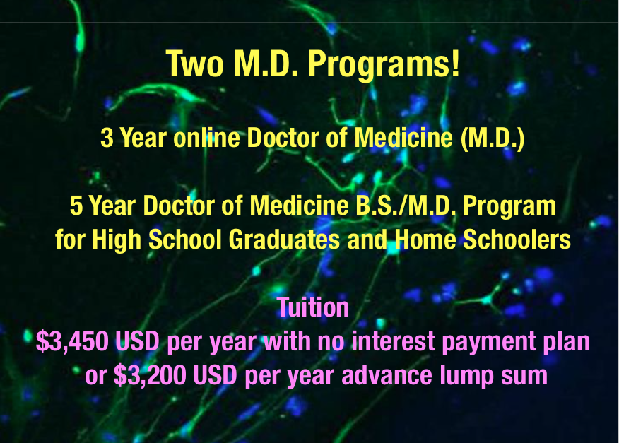 Blue Marble University Medical School – Online Doctor of Medicine (M.D.)  Degree